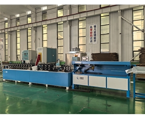 聊城高频焊门窗铝隔条成型设备